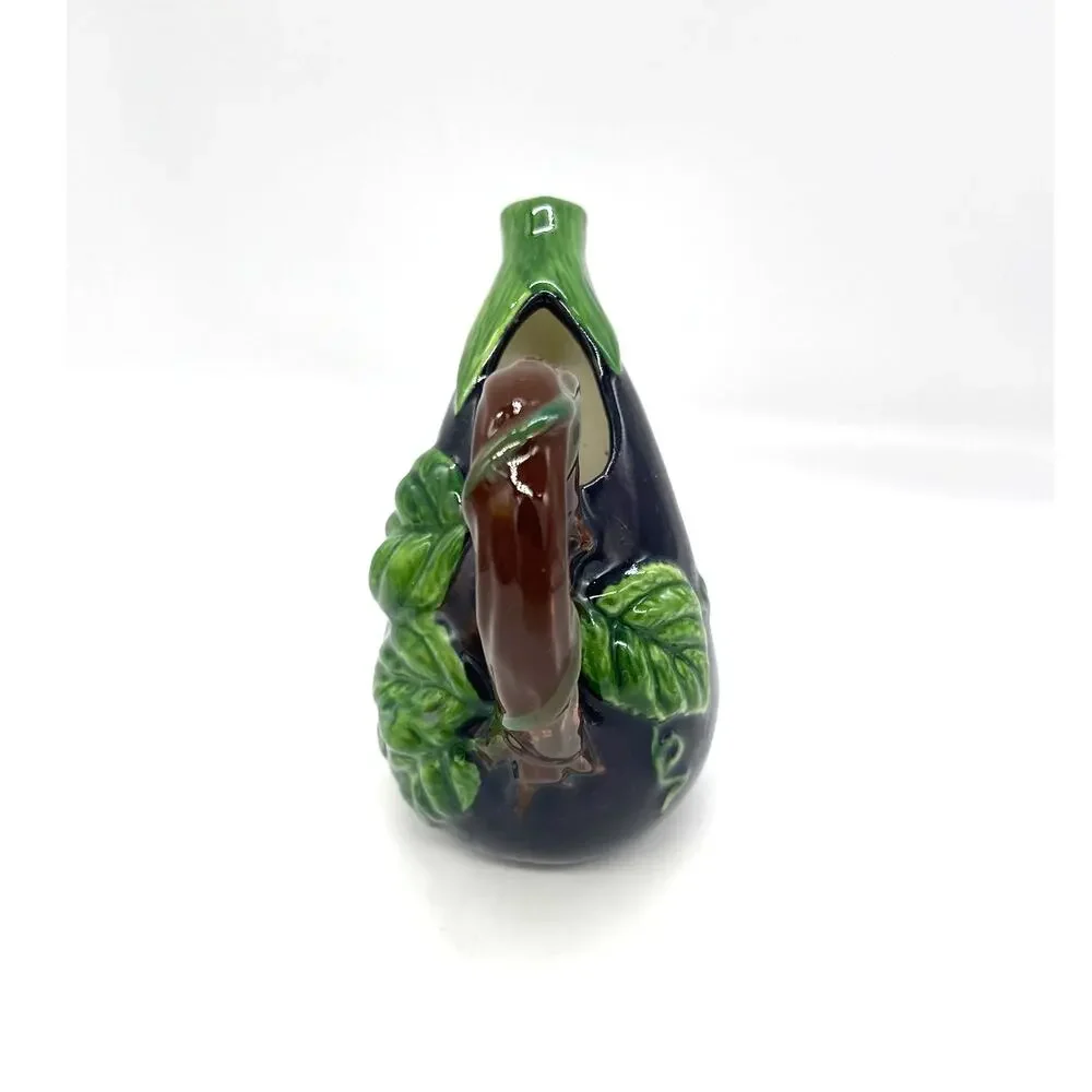 Vintage Fitz & Floyd Eggplant Creamer 1992 *Small Paint Chip See Photo